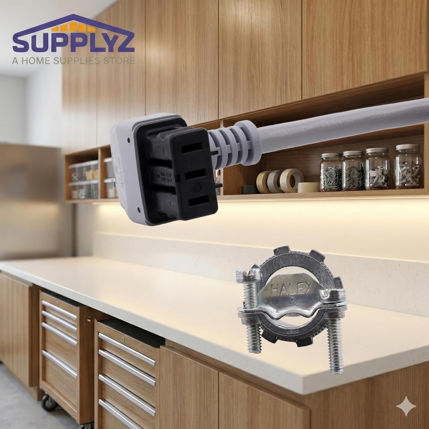 Direct Replacement for Bosch 11031987 Appliance Cable Supply 00648123 1561139 648123 AH3480147