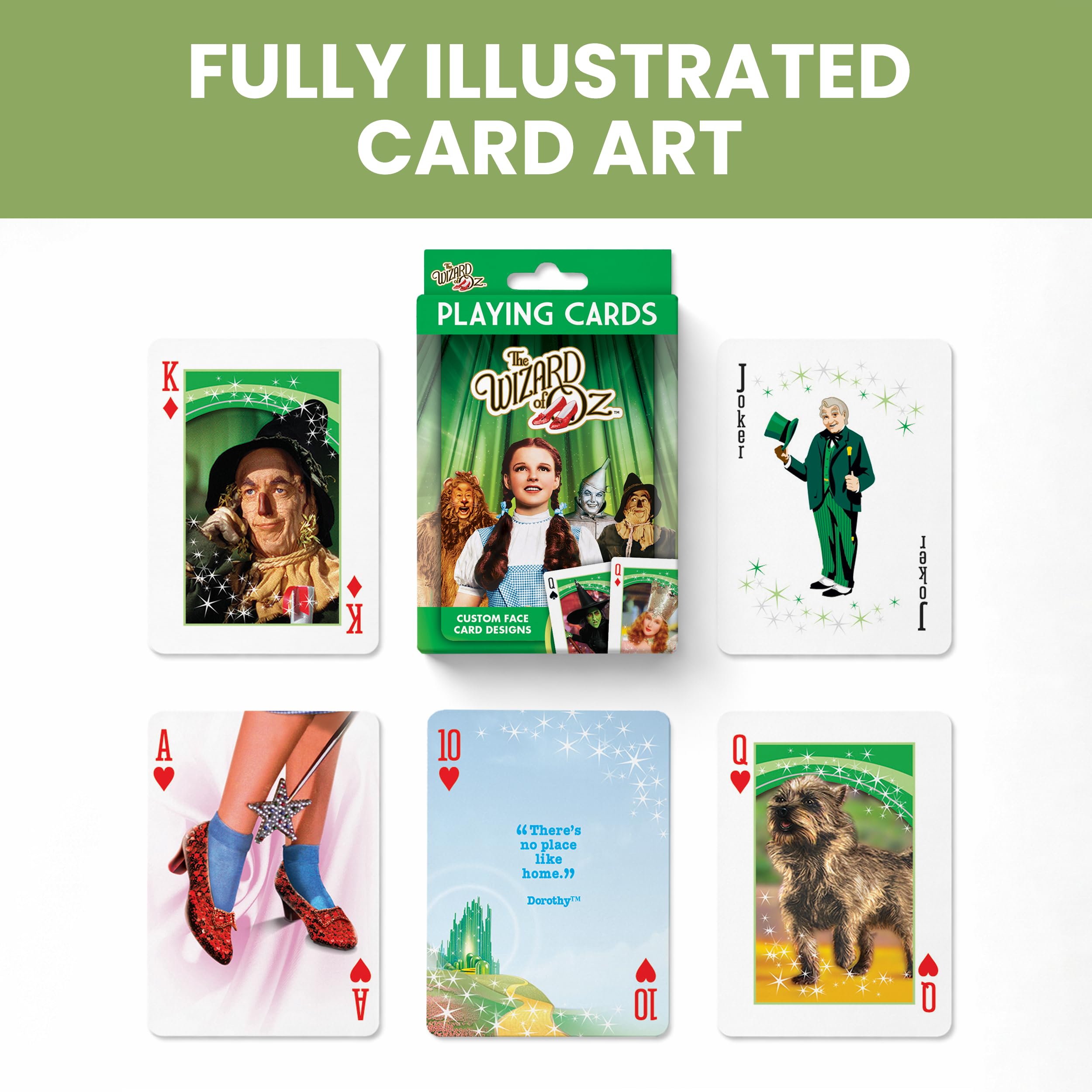 MasterPieces Officially Licensed Wizard of Playing Cards - 54 Card Deck for Adults