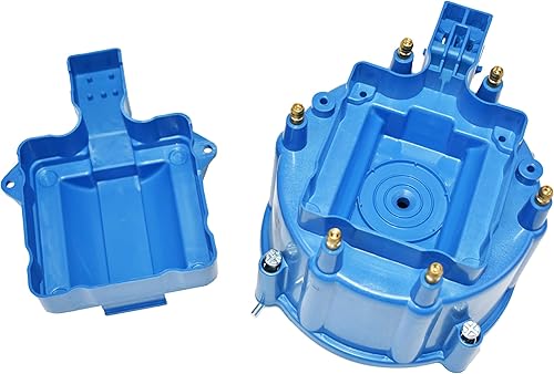 Miniatura 6 de A-Team Performance - Tapa de distribuidor CR6BL HEI OEM, rotor y cubierta de bobina - Kit de 6 cilindros - AZUL