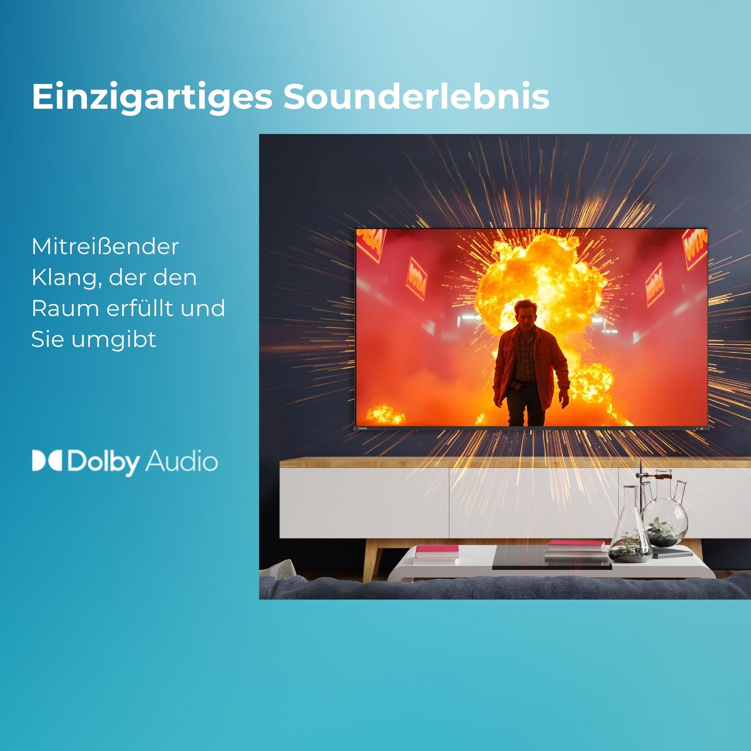 Toshiba Fernseher Smart TV Fire TV HD-Ready Fernseher HDR TV mit integriertem Triple-Tuner 24 Zoll – Bild 9