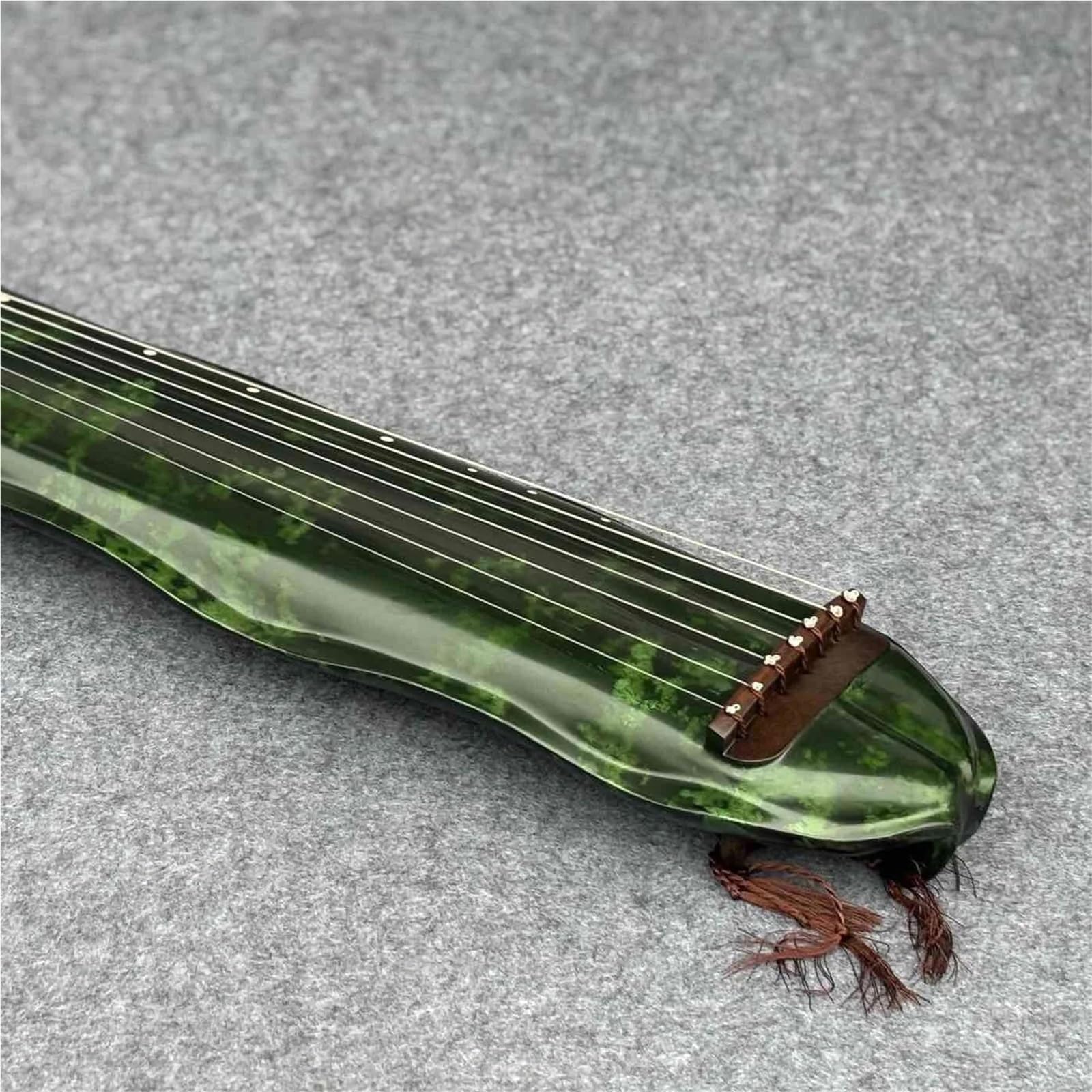 Guqin Stary Instrument Strunowy Z Lakierowanego Drewna Paulownia Ręcznie Robiony