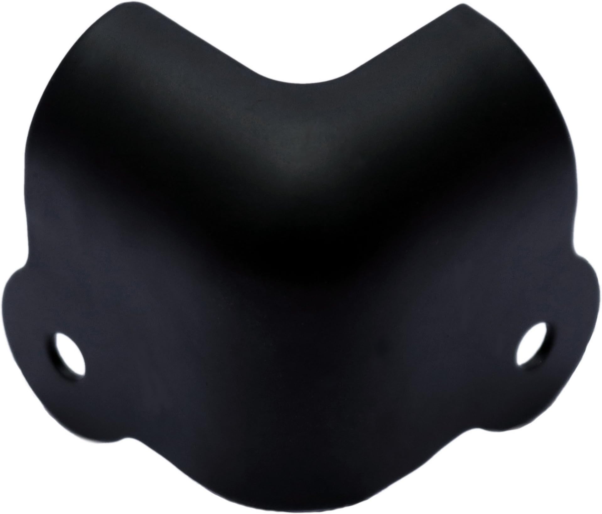 TCHHardware 8 Pack Steel Corner Protector - 2 Leg Black Cabinet Amplifier Speaker