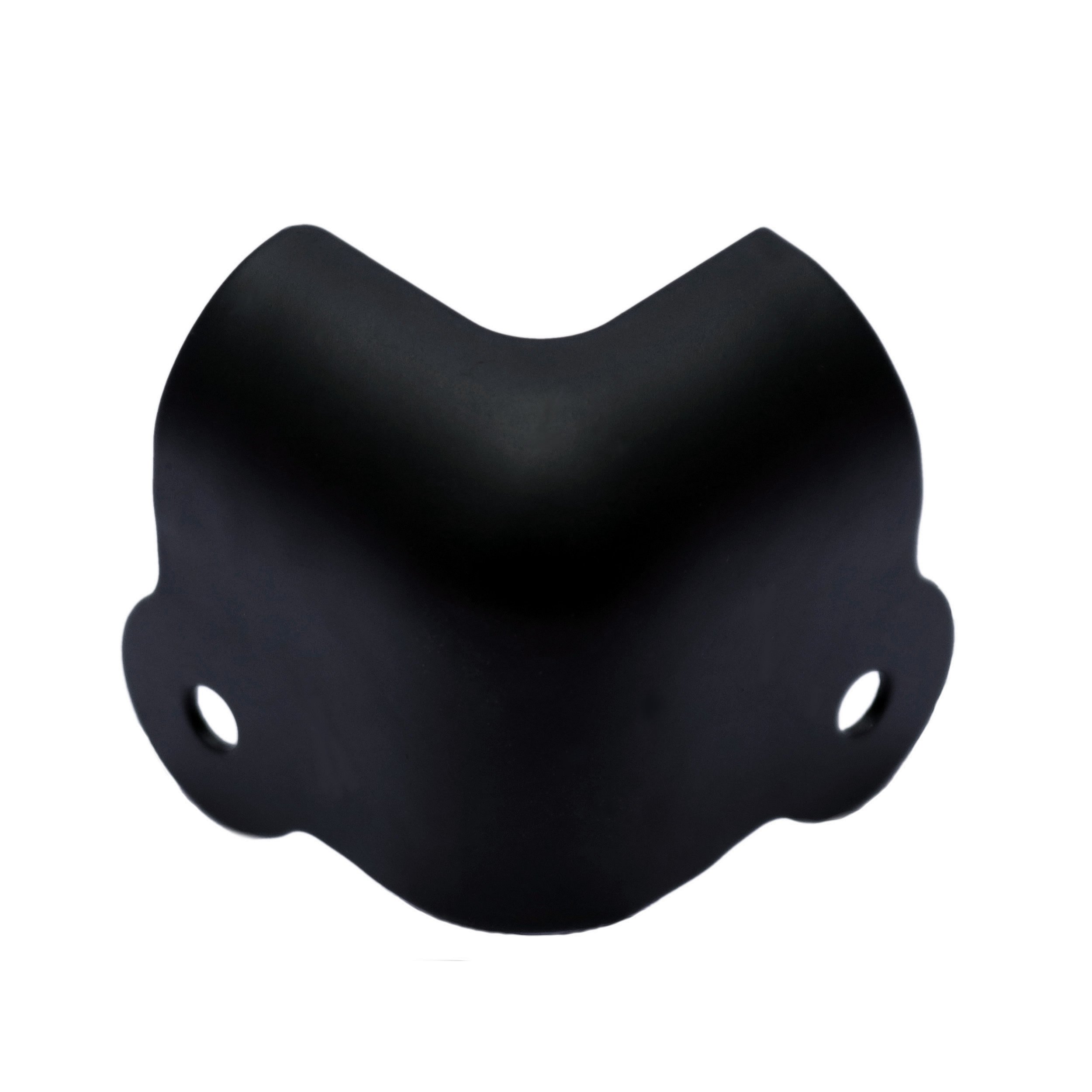 TCHHardware 8 Pack Steel Corner Protector - 2 Leg Black Cabinet Amplifier Speaker