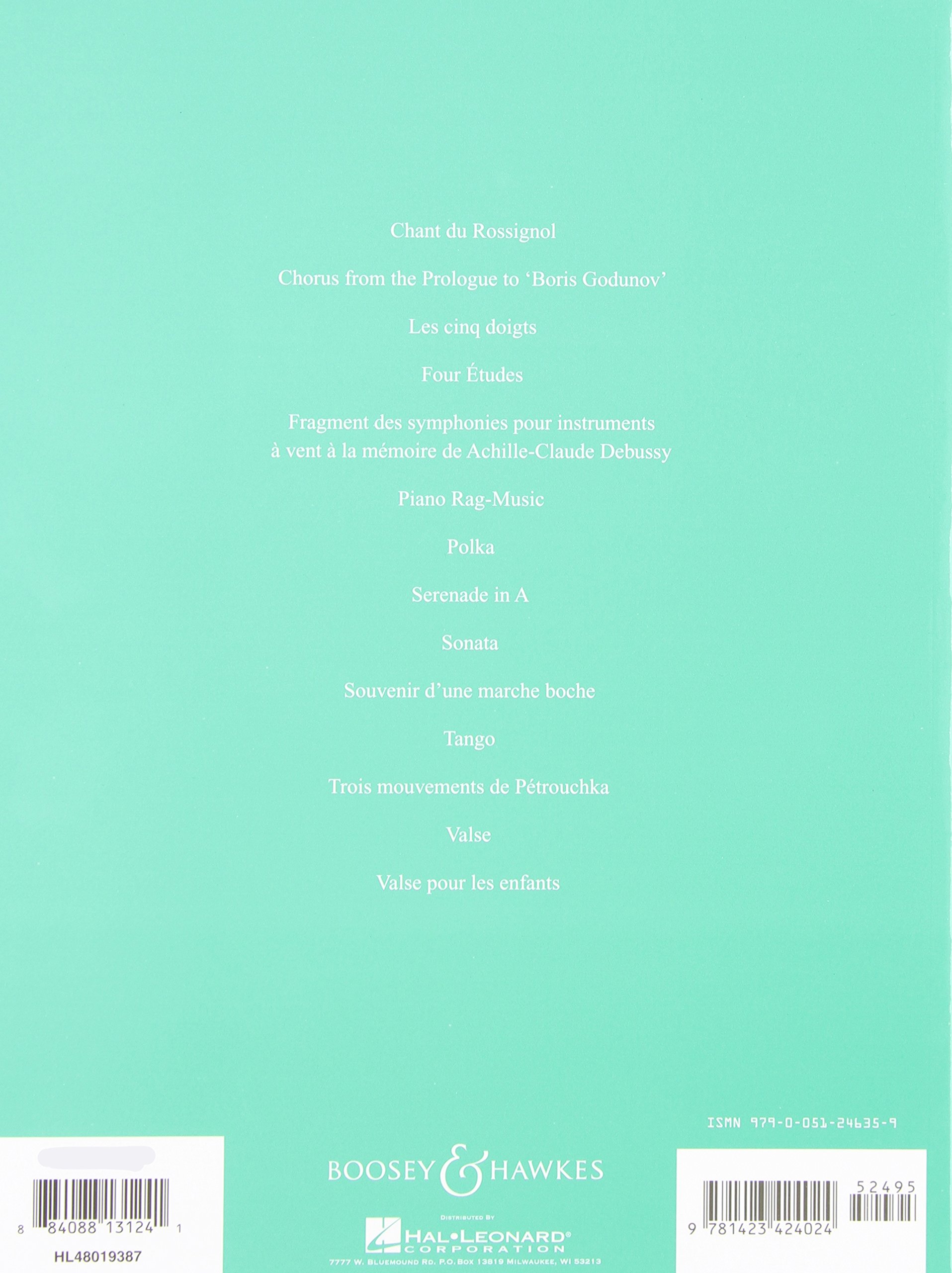 The Stravinsky Piano Collection: 14 Pieces