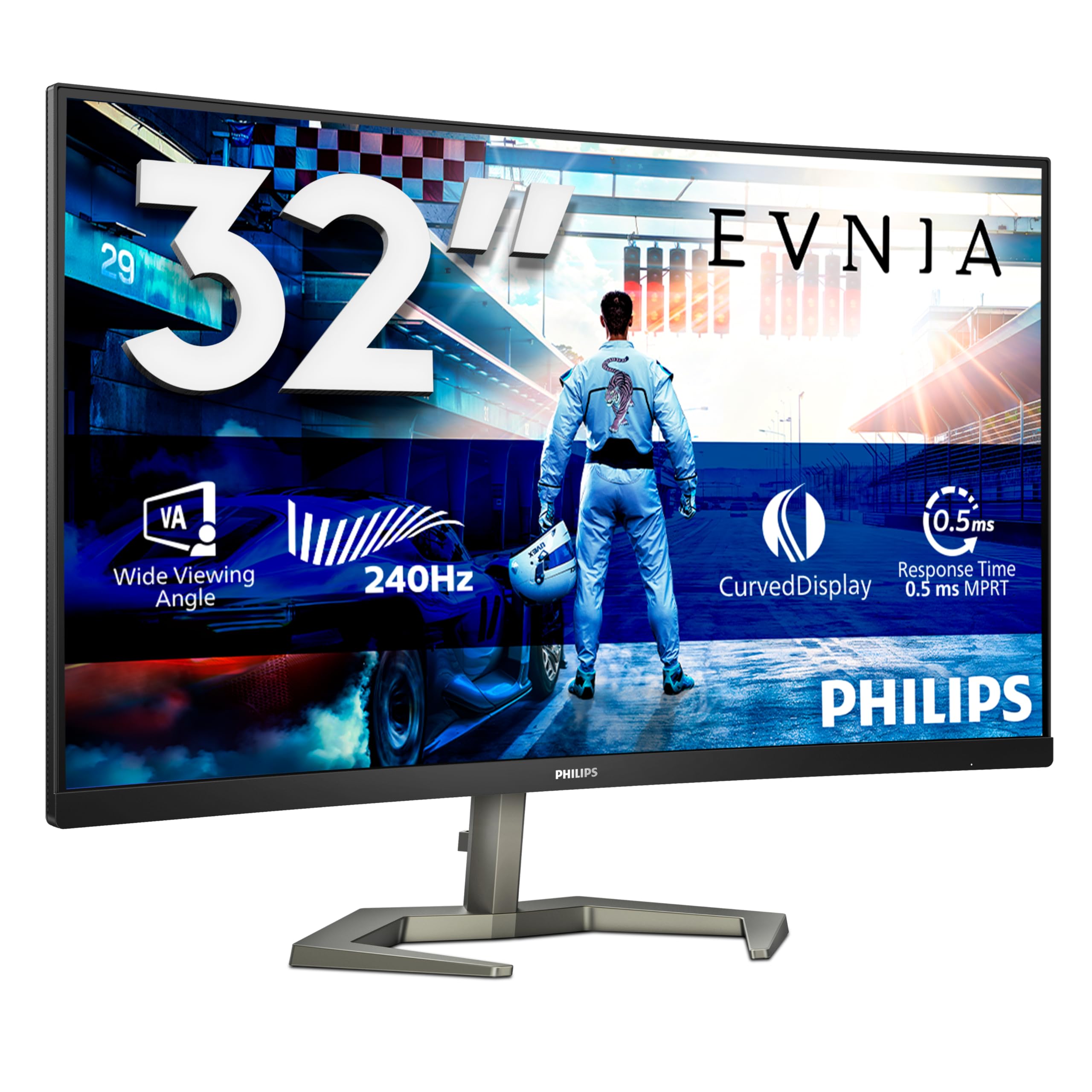 Philips Evnia 24M2N3200NF - 24 inch Full HD gaming monitor, 144 Hz, 4 ms, FreeSync, G-Sync comp. (1920x1080, HDMI 2.0, DisplayPort 1.4) black — view 8