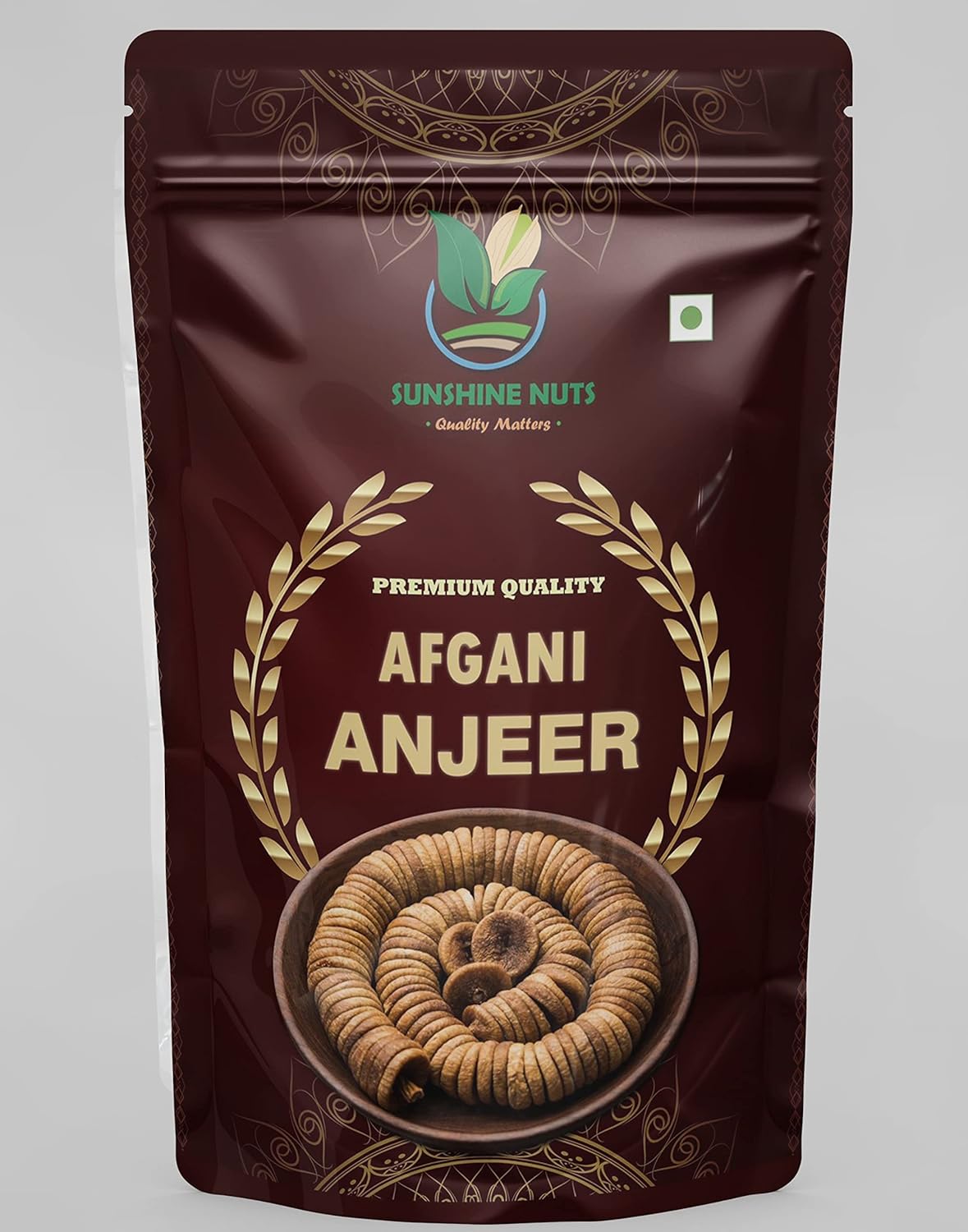 Sunshine Nuts Afghani Anjeer Figs 1kg Afghanistan Anjir ( Dried Figs) Grocery