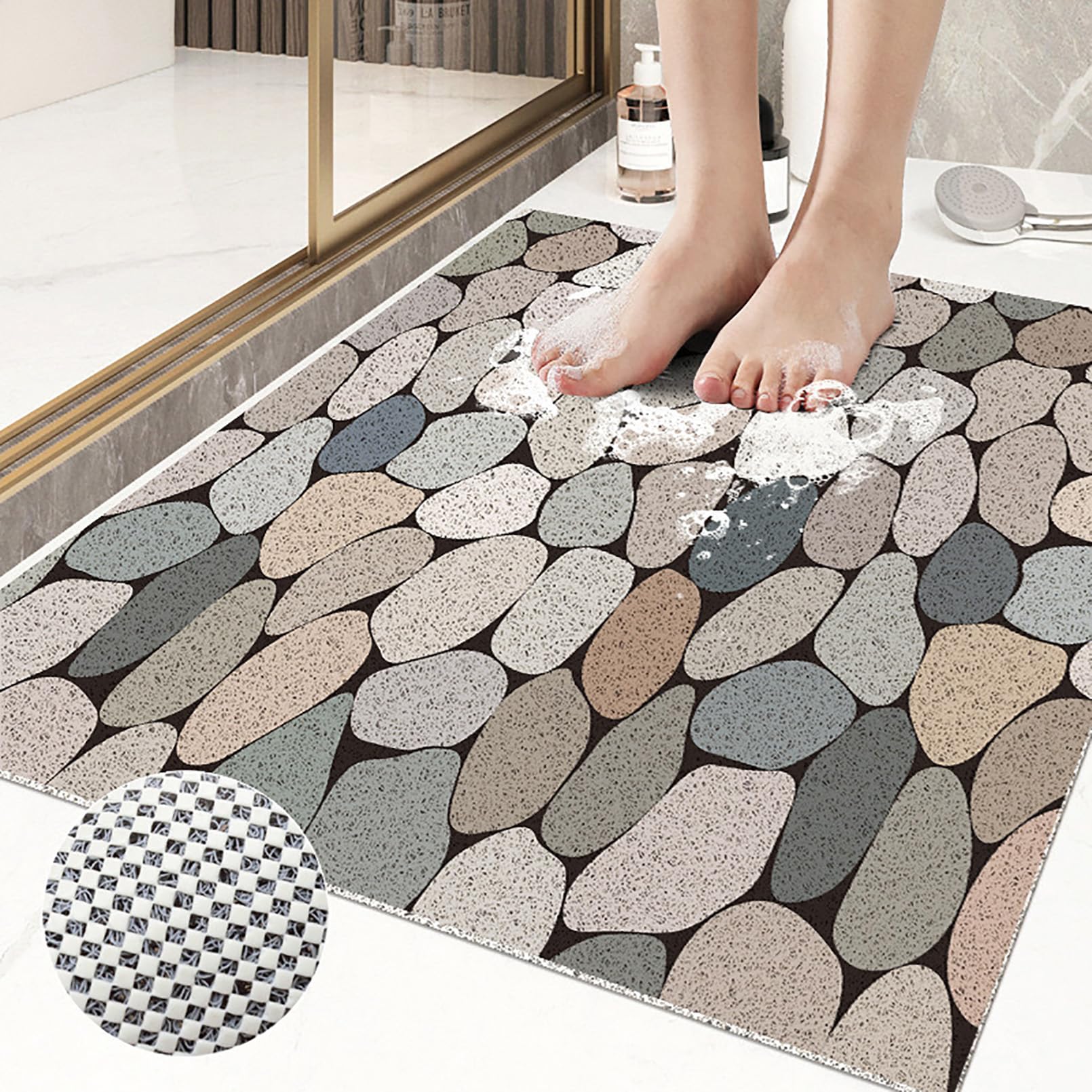 Tapis de douche antidérapant pour sécuriser les zones humides de la maison