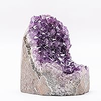 Vista 12 de Piedra natural de cristal amatista racimos de Uruguay Raw Geode Quartz - Color púrpura profundo