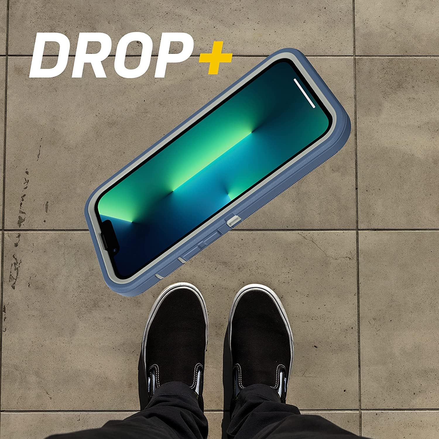 OtterBox Defender Series Screenless Edition Case for iPhone 13 Pro (Only) - Holster Clip Included - Non-Retail Packaging - Fort Blue