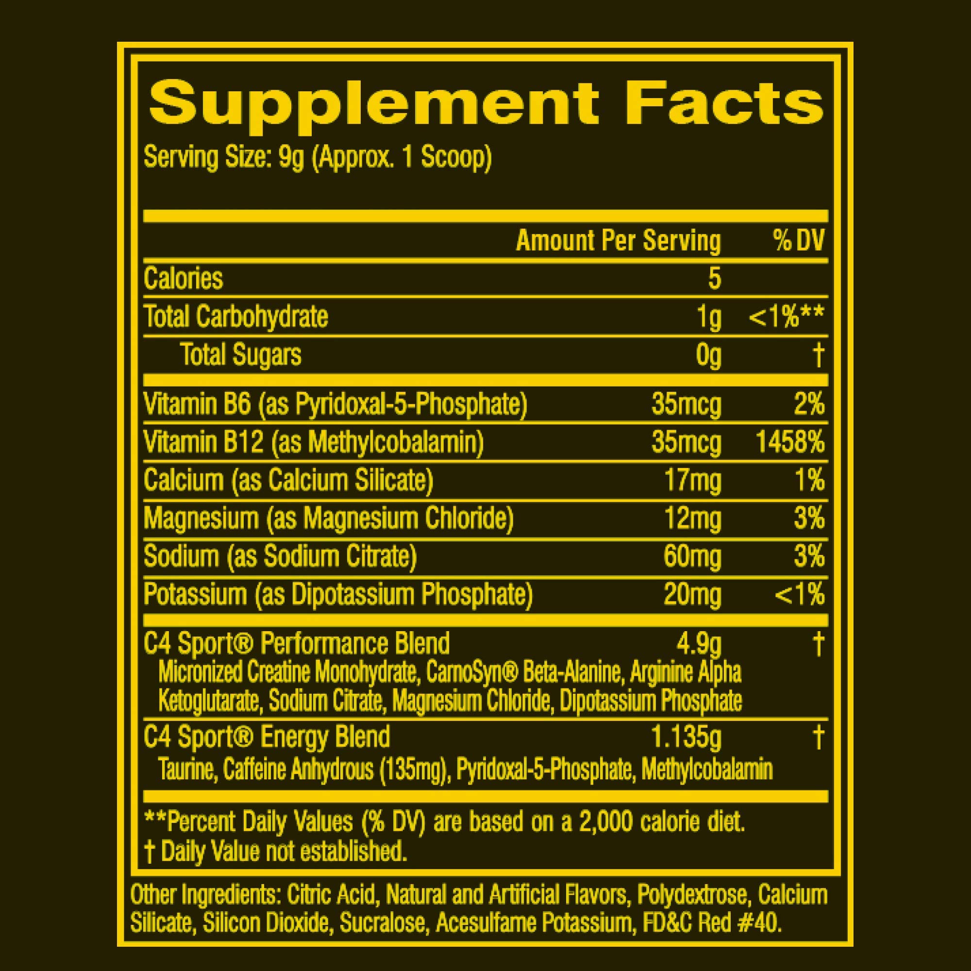 Cellucor C4 Sport Pre Workout Powder Fruit Punch - NSF Certified for Sport  | 30 Servings