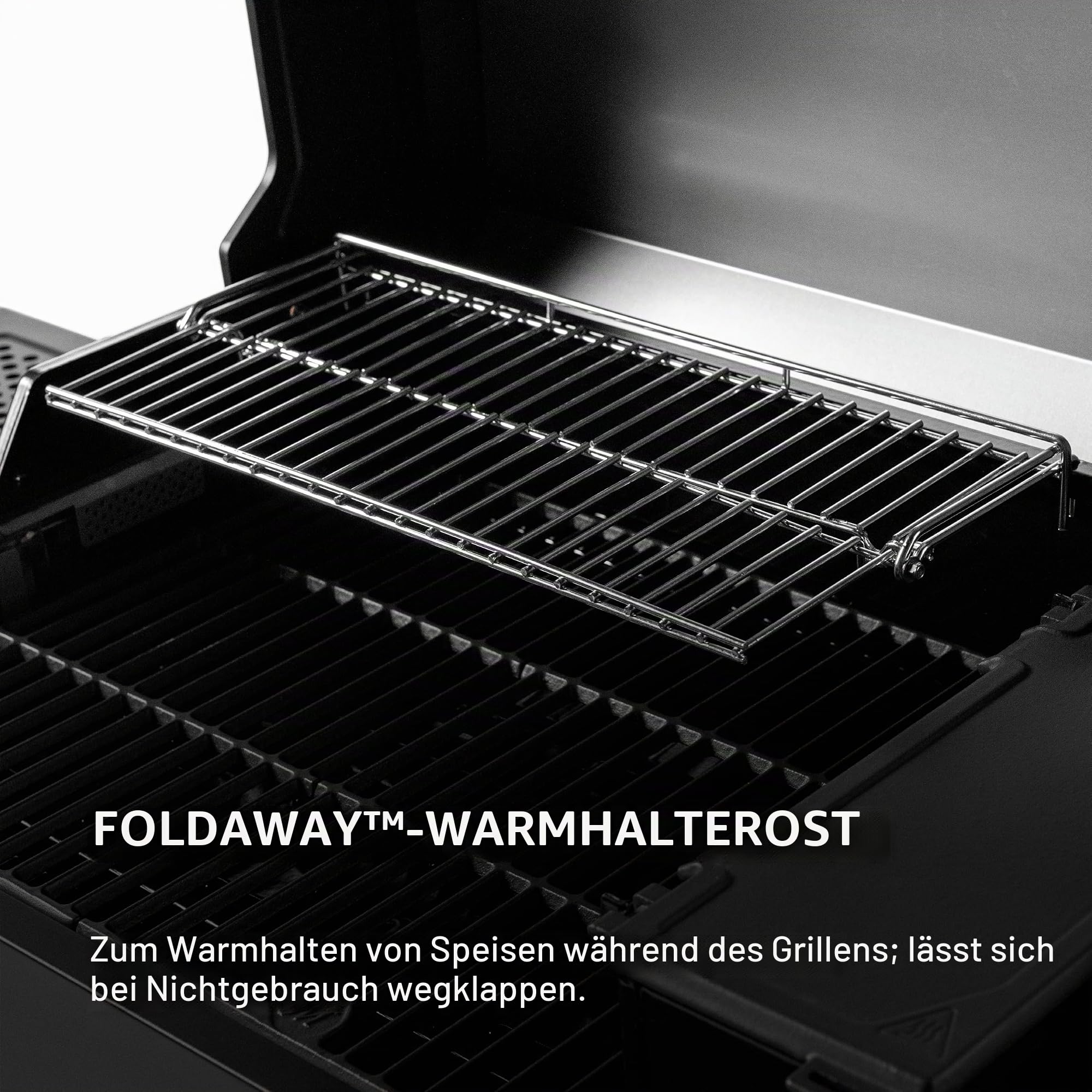 Meisterbuilt AutoIgnite 545 Digitaler Holzkohlegrill und Räucherofen mit digitaler Steuerung, App-Konnektivität, Anbratplatte, Mini-Trichter und 545 Koch-Quadratzoll in Schwarz, Modell MB20042724
