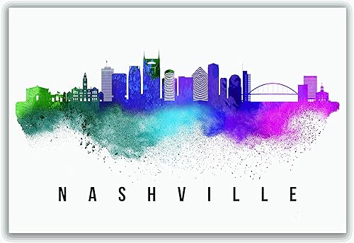 Vista 105 de Póster de Atlantic City Skyline New Jersey, pintura de paisaje urbano de Atlantic City, póster de Atlantic City New Jersey, impresión de paisaje