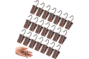 JANYUN Wood Curtain Rings with Clips: Adorn Your Home with Style and Functionality