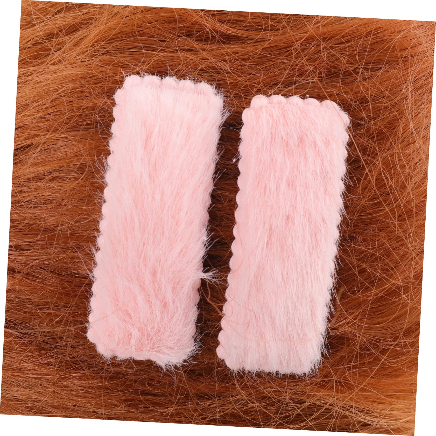 Housoutil 48 Piezas Pasadores cuadrados mullidos accesorios para el cabello de niñas pinzas para el cabello pequeñas pinza de pelo flequillo pinzas para el cabello para niñas
