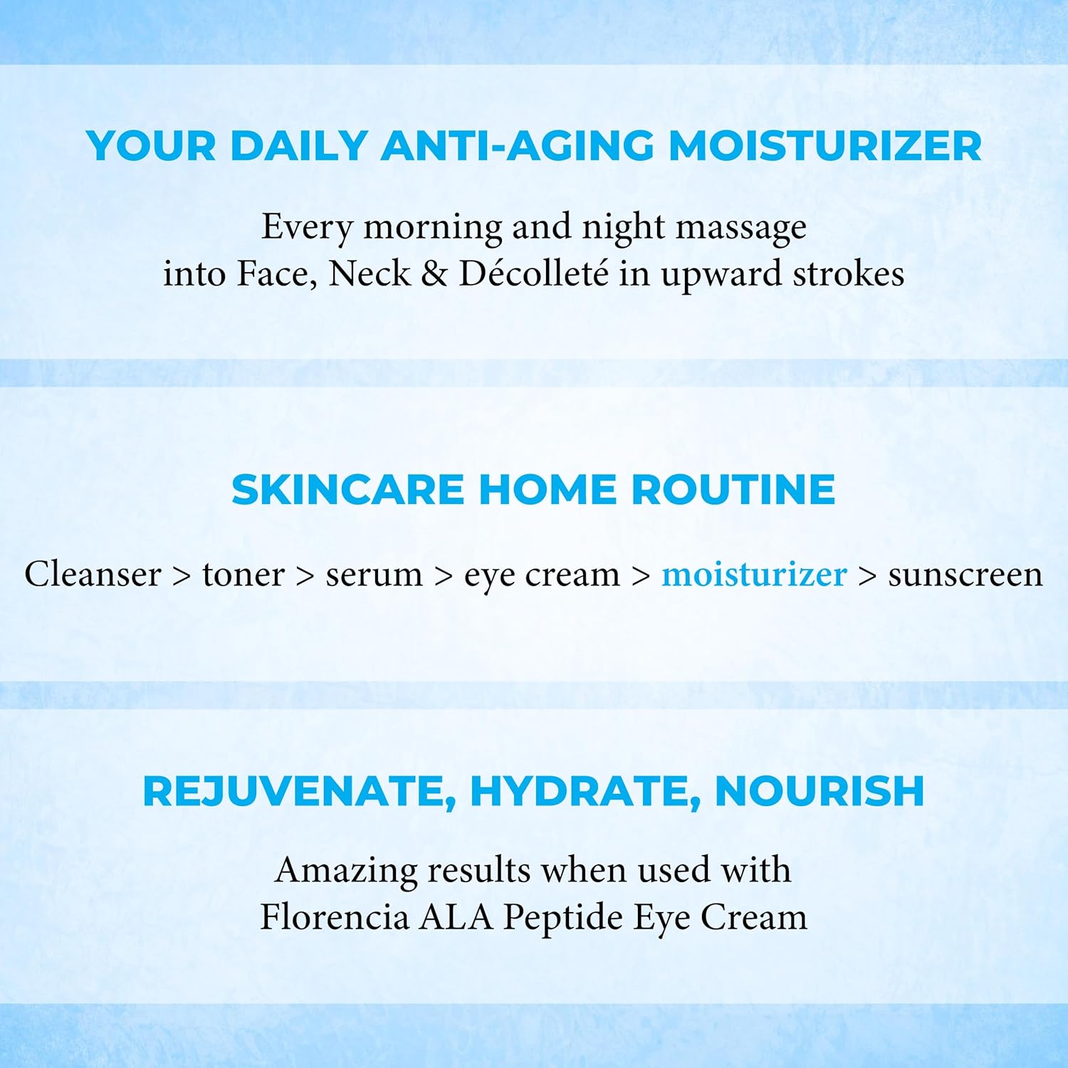 Florencia Ultra Peptide Cream - Nourishing, Organic Face Moisturizer with Hyaluronic Acid & Matrixyl 3000 - Hydrates, Rejuvenates, Firms, Improves Fine Lines - Natural & Vegan, 2 oz - Image 4