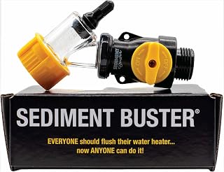 Sediment Buster Water Heater Sediment Cleaner Tool - UL Verified V699054, Flushes & Drains Clogs Easily for Gas & Electric Tanks
