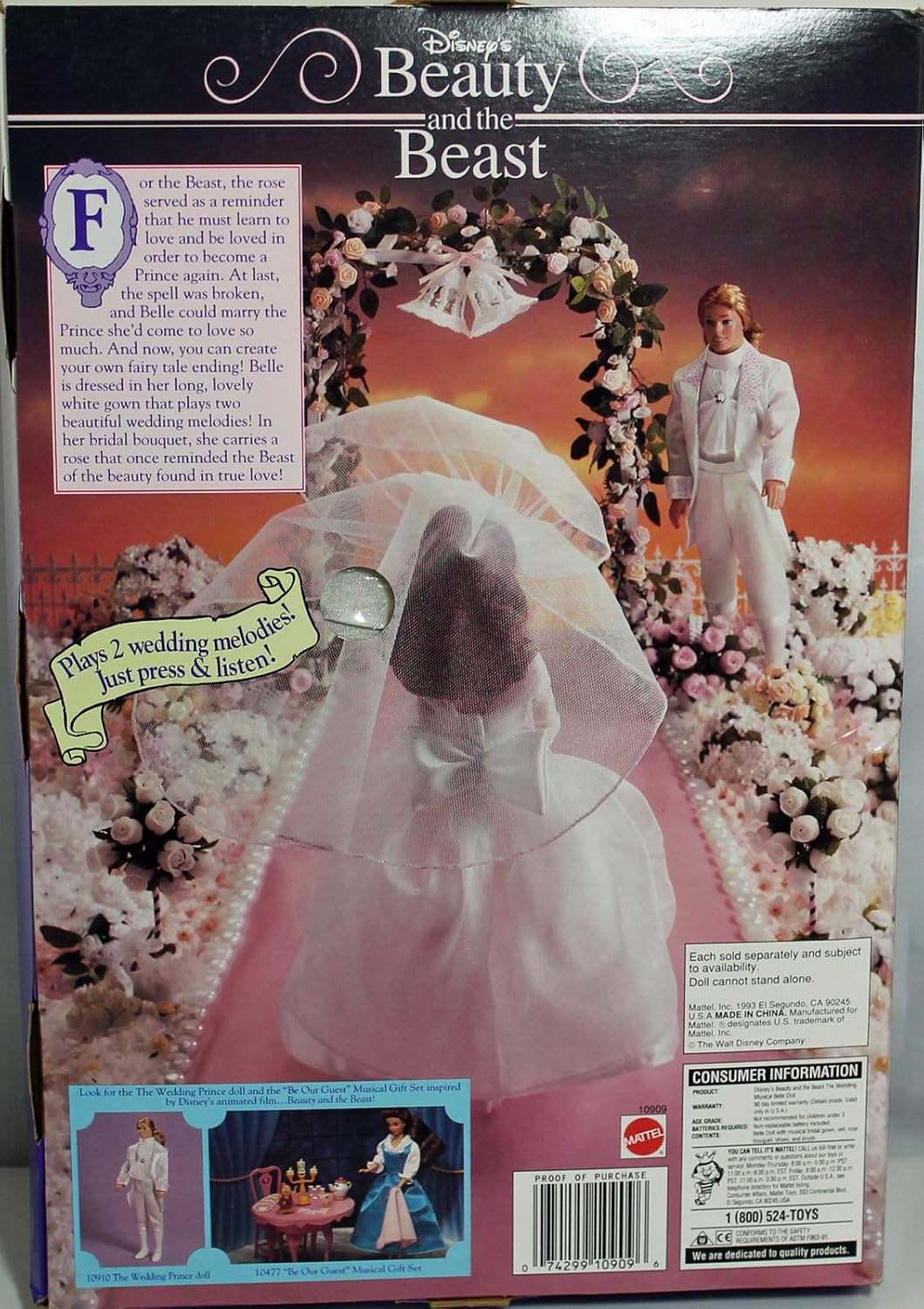 Disney Beauty and the Beast The Wedding Musical Belle Doll