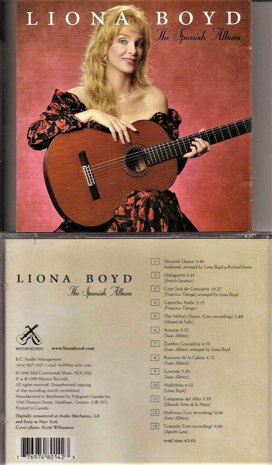 BOYD;LIONA - SPANISH ALBUM [Audio CD] BOYD;LIONA