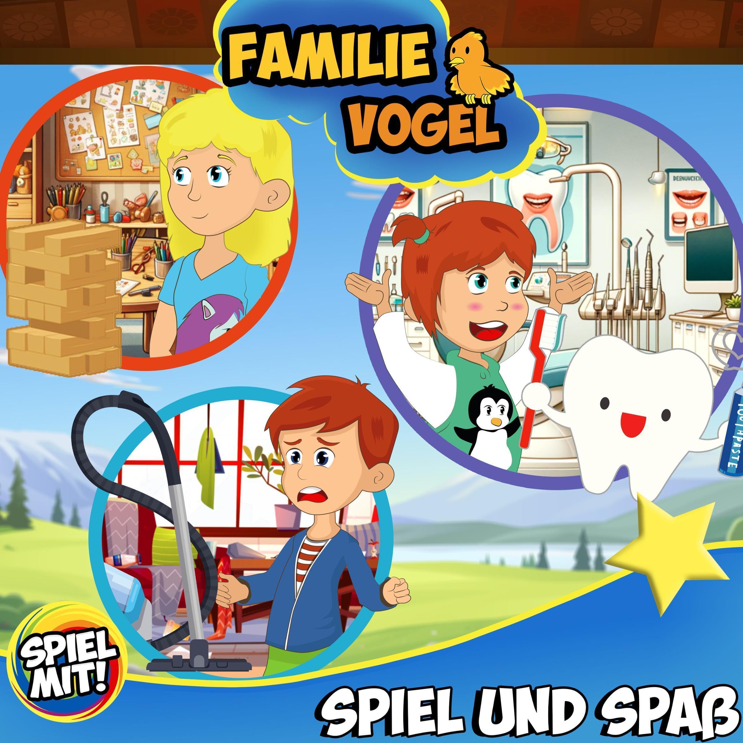Cover art for Spiel und Spaß mit Familie Vogel