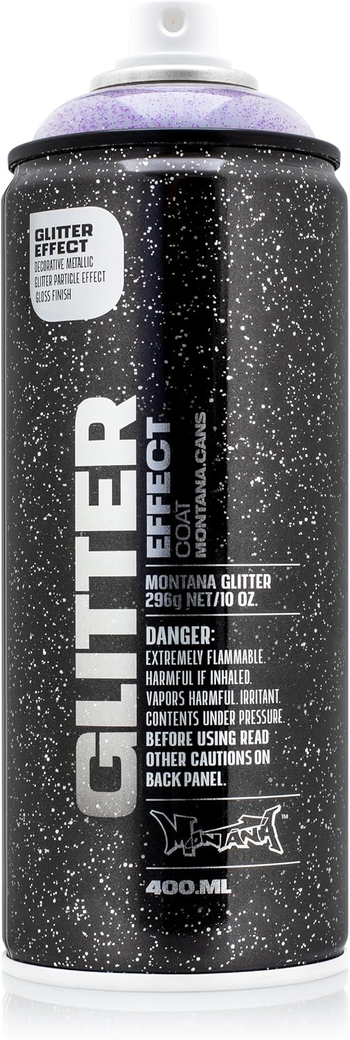 Montana Cans Montana EFFECT Spray Paint, Glitter Amethyst, 13.5 Fl Oz (Pack of 1)