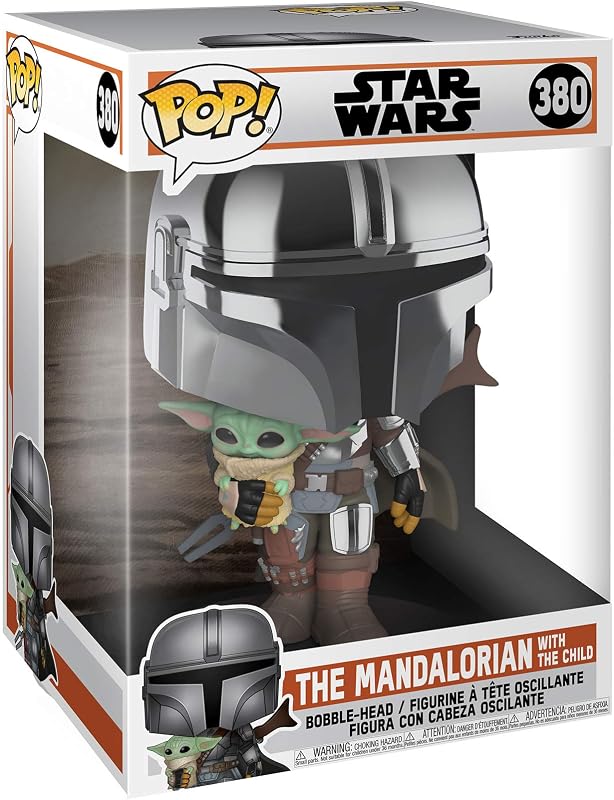 ¡Funko POP! Star Wars: The Mandalorian - control de 10 pulgadas (1 en 6 posibilidades de persecución) | Mercancía oficial de ciencia ficción - Figura de vinilo coleccionable para exhibición en estante - Idea de regalo de cumpleaños para fanáticos y coleccionistas