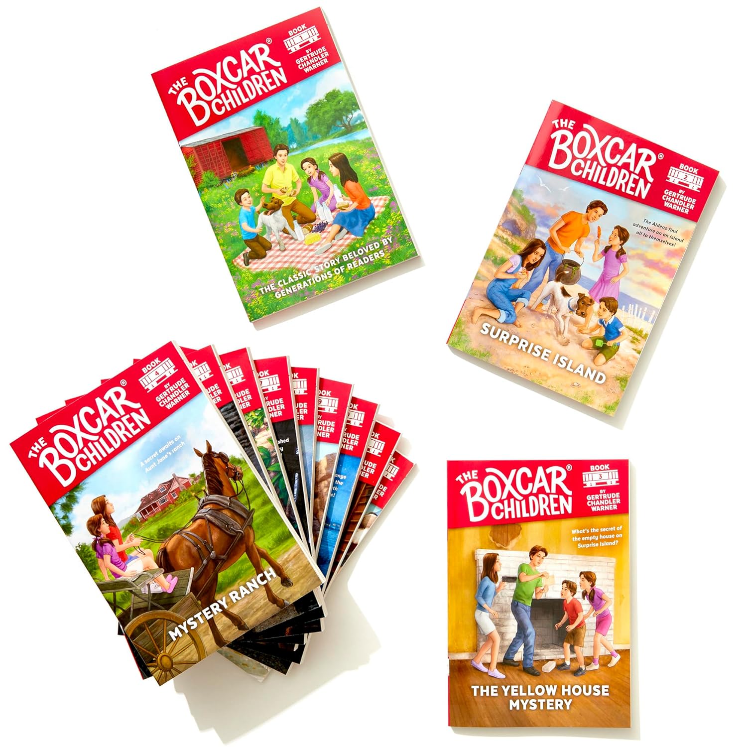 The Boxcar Children Bookshelf (The Boxcar Children Mysteries, Books 1-12)      Paperback – September 1, 2010