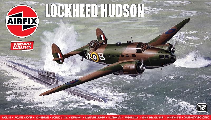1/72 Lockheed Hudson Bomber Plastic Model X-3006V (Airplane)