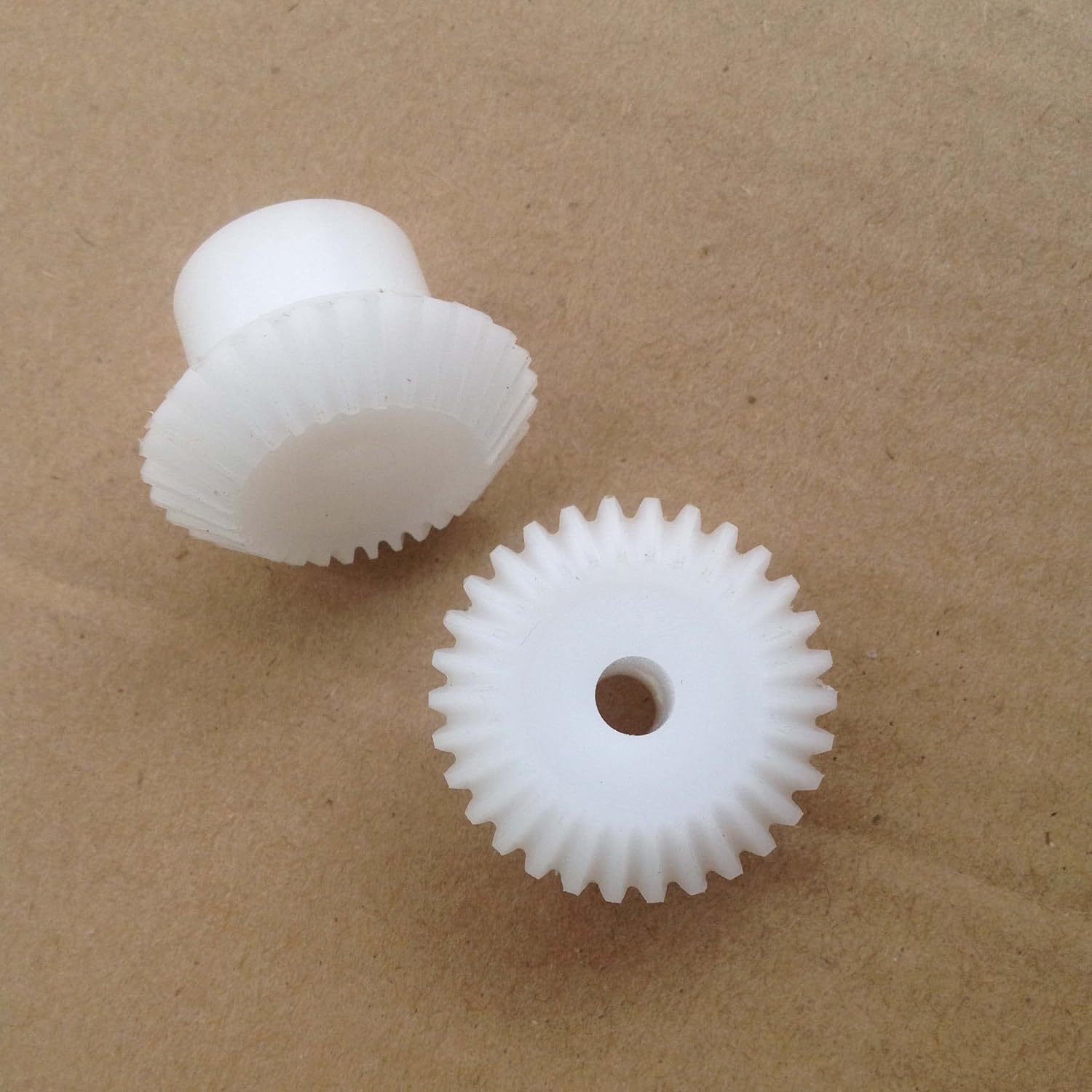 2PCS,11 Nylon Plastic Bevel Gear Modulus 1, 15/16/20/24/30