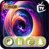 Escucha una banda sonora electrónica ambiental vibrante para una inmersión total.