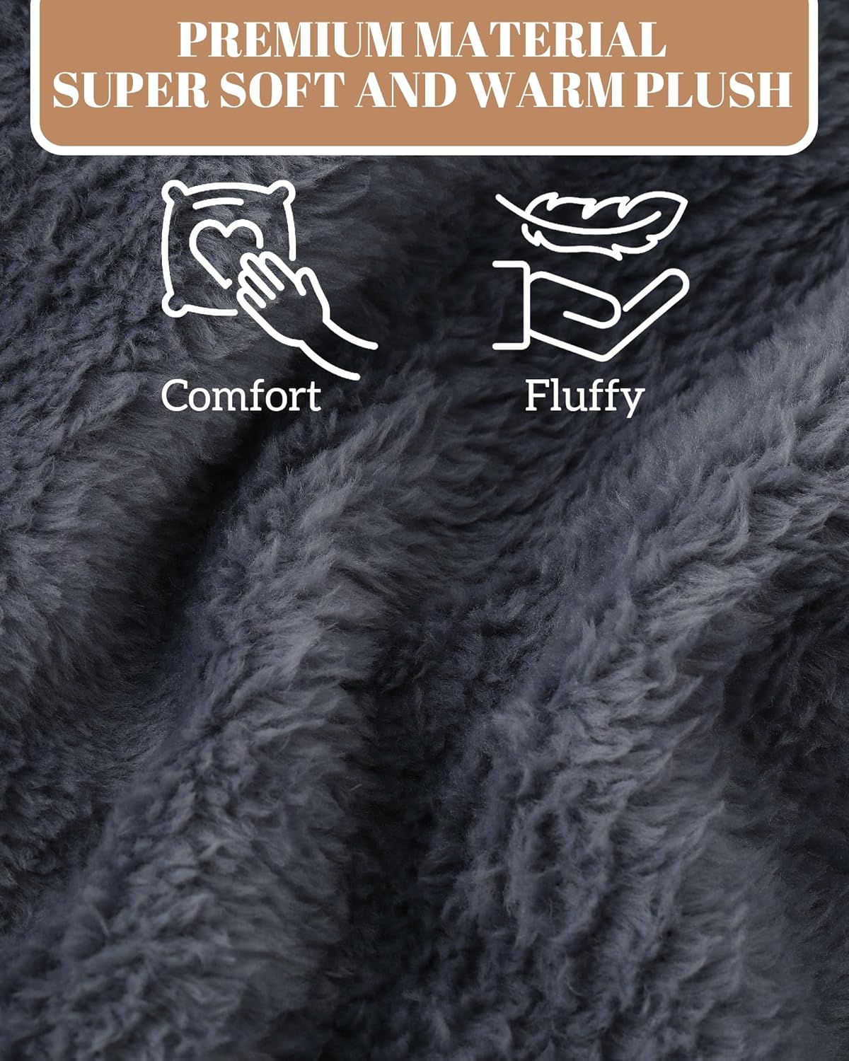 3 Pack Men Plush Warm Pajama Pants Fluffy Soft Fleece Lounge Sleepwear Fluffy Soft Fleece Sleep Pant with Pockets - Image 3