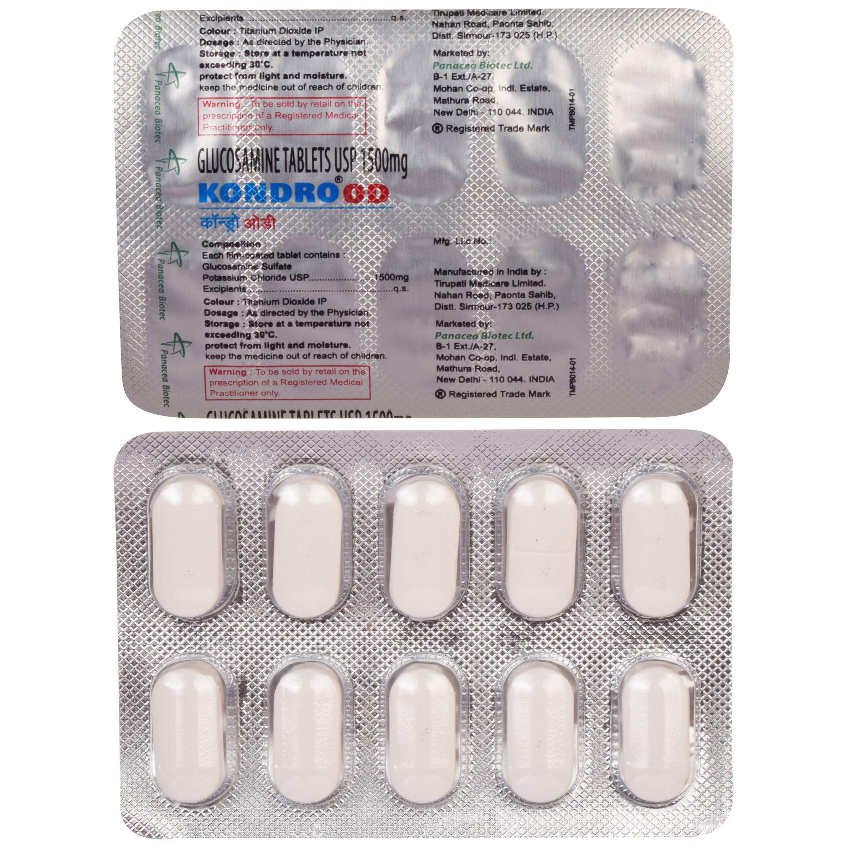 Kondro® Od - Strip of 10 Tablets