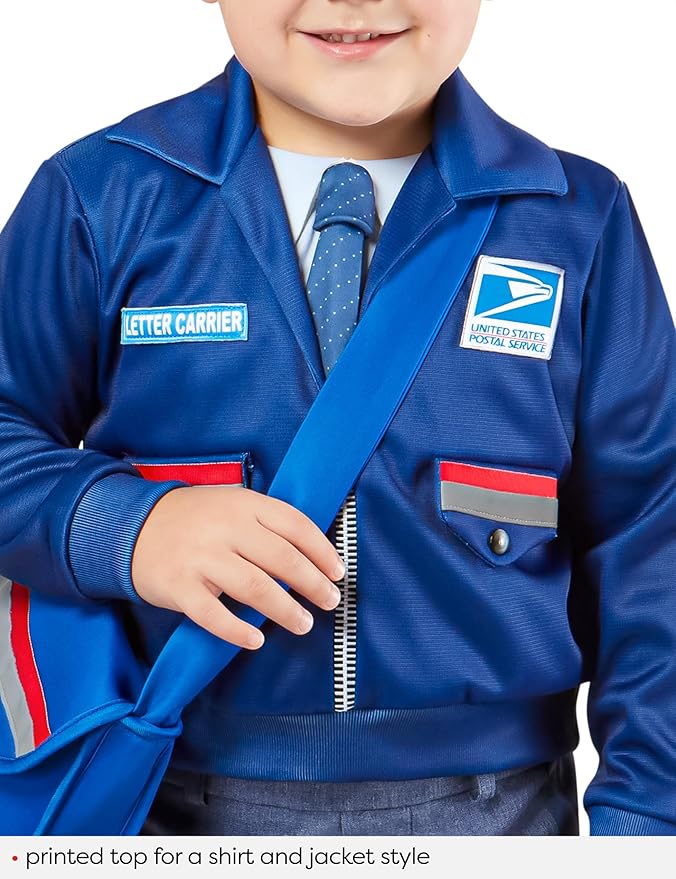 Disfraz USPS Cartero para Niños Rubies miniatura 8