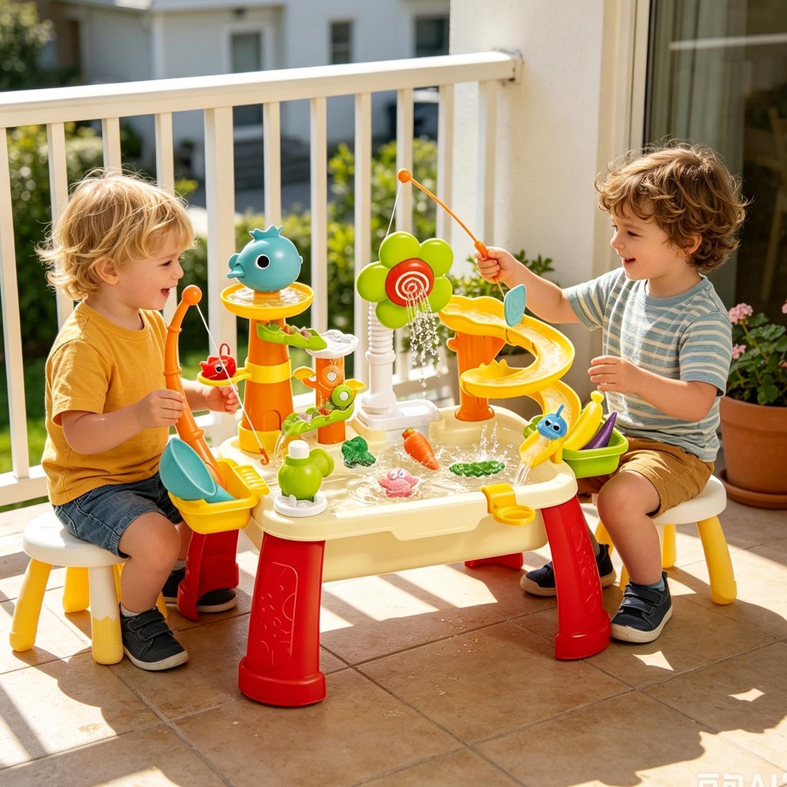 Generisch Wassertisch Für Kinder, Sommerspielzeug, Sommer Outdoor Spielzeug, Für Mädchen Vorschulkinder Garten Terrasse Camping Kita Zuhause Badezimmer Spielzimmer
