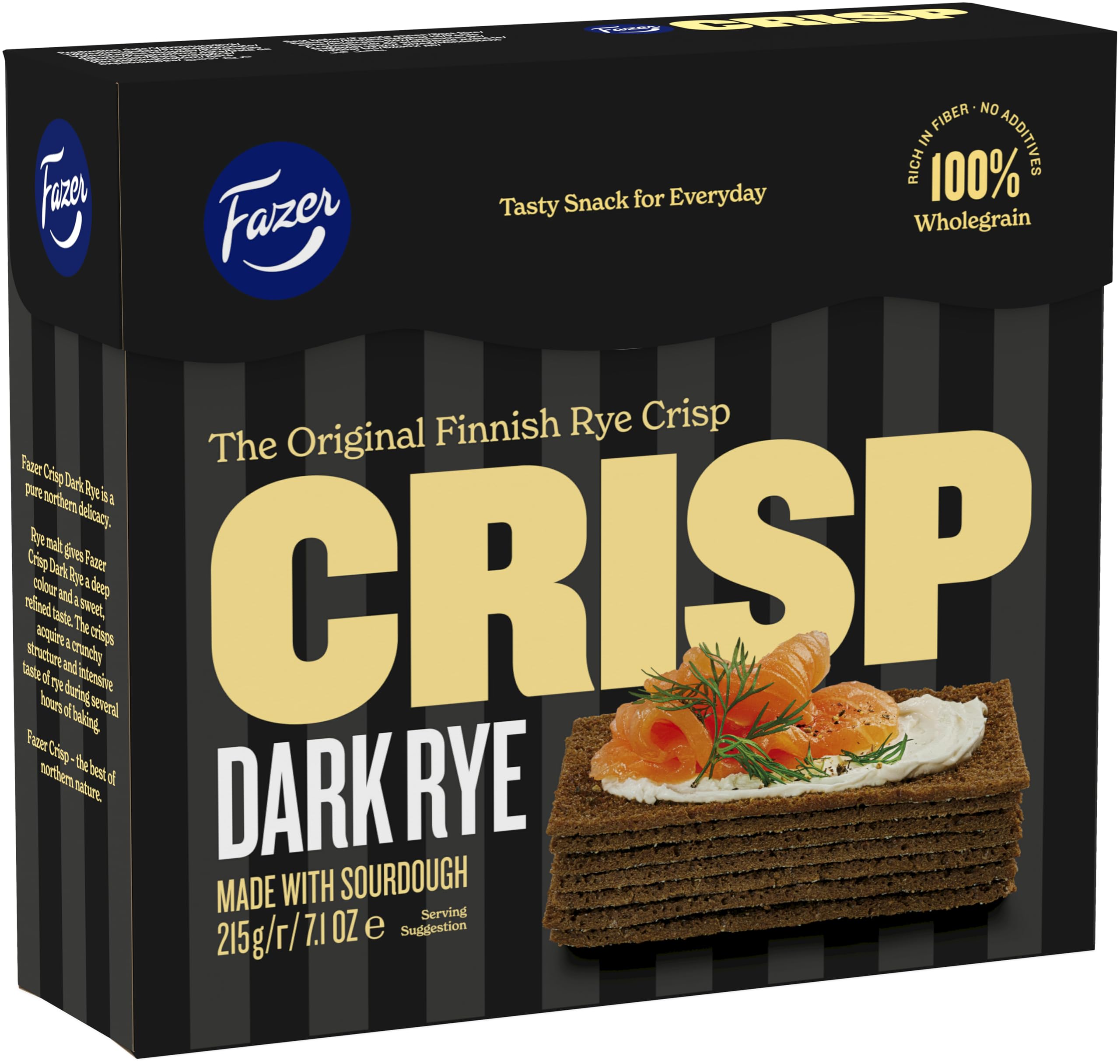 Crisp Dark Rye 215g