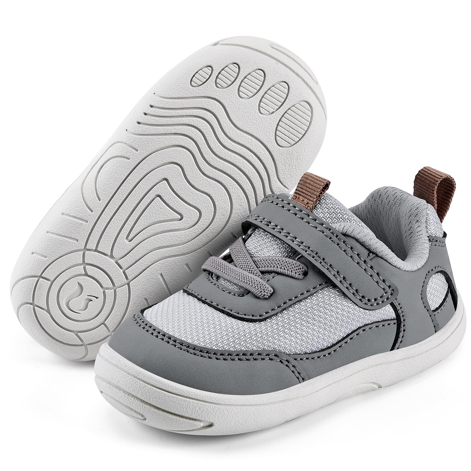 IceUnicorn Barfussschuhe Kinder Lauflernschuhe Kleinkind Sneaker Hausschuhe | Barfußgefühl Zero Drop Kindergarten Minimalistische Kinderschuhe 20-26EU