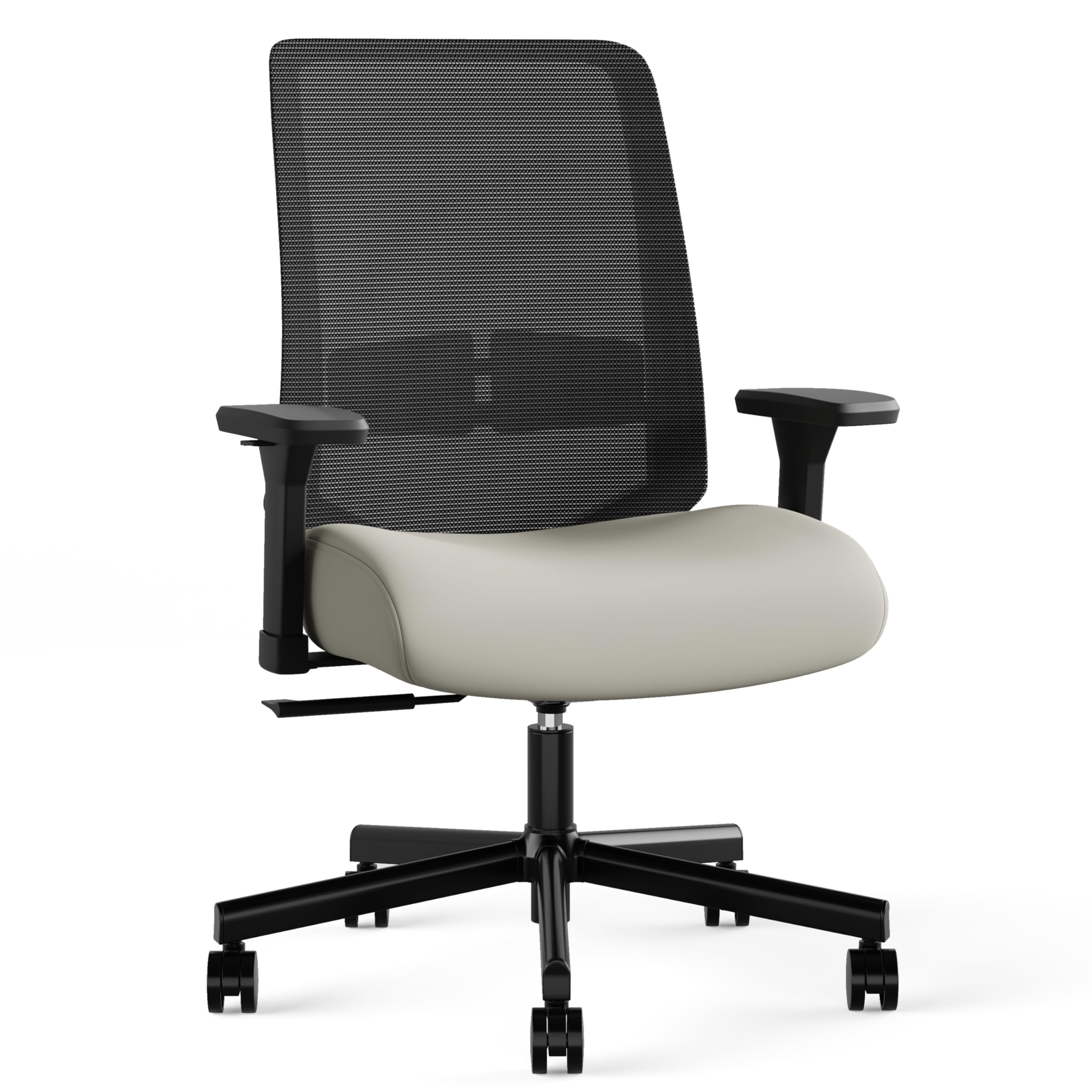 Silla de oficina ergonómica, sillas de escritorio de malla para computadora con soporte lumbar ajustable, reposabrazos 3D, función de inclinación, cómodo asiento ancho, silla giratoria de