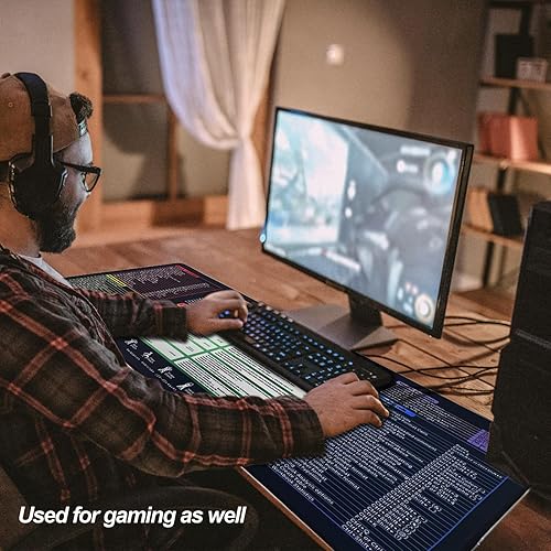 Miniatura 6 de Alfombrilla de ratón para juegos XXL 35.4x15.7 profesional grande alfombrilla de ratón y alfombrilla de ratón para juegos de computadora, 90x40