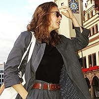 Vista 16 de ZENOTTIC Lentes de sol redondos polarizados, elegantes lentes de sol para hombres y mujeres, retro clásicos, selección de varios estilos