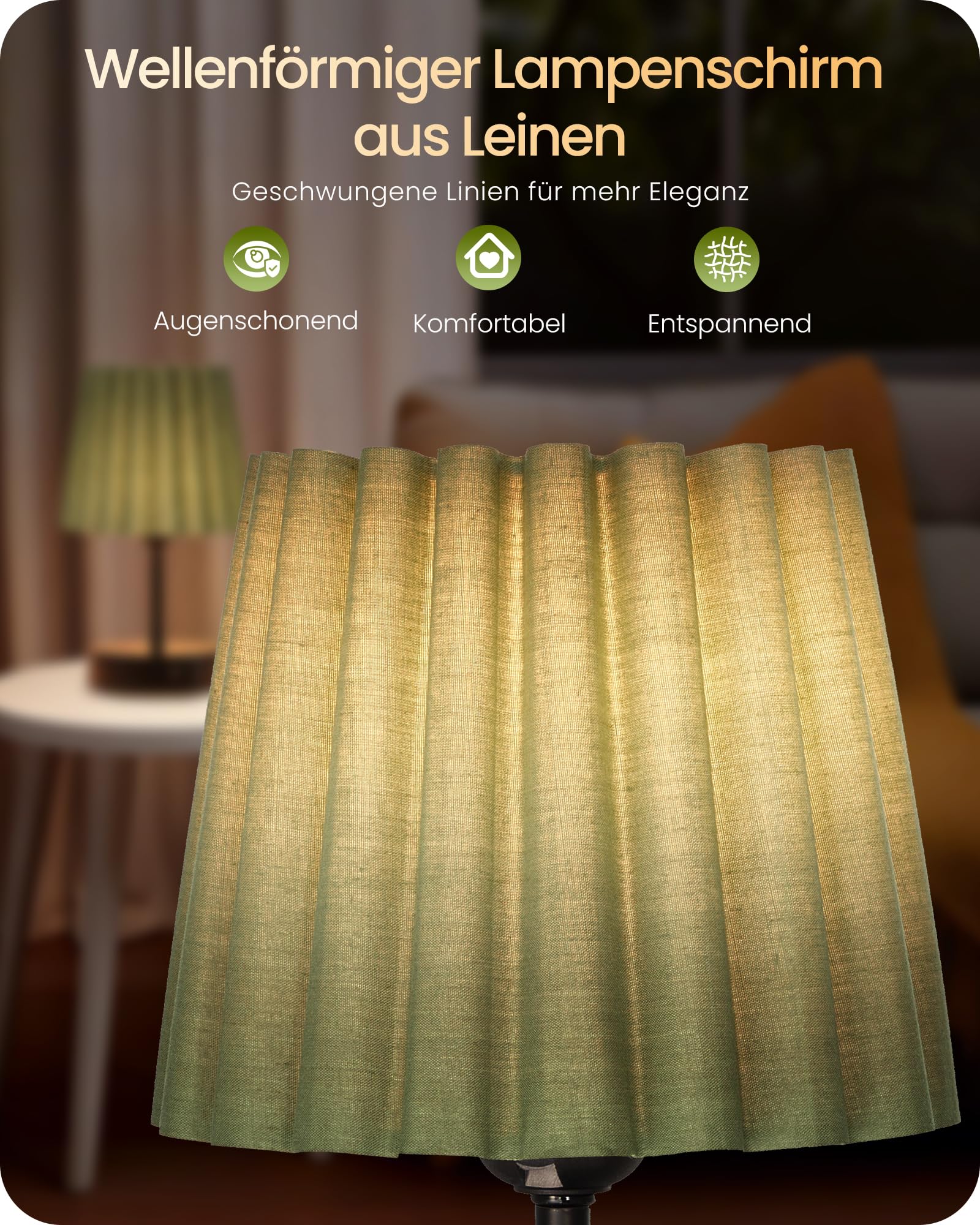Nachttischlampen 2er Set Touch Dimmbar mit USB Ladefunktion