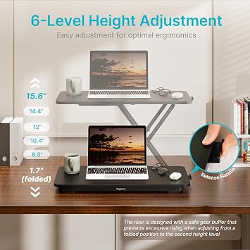PEGZONE Standing Desk Converter, 24