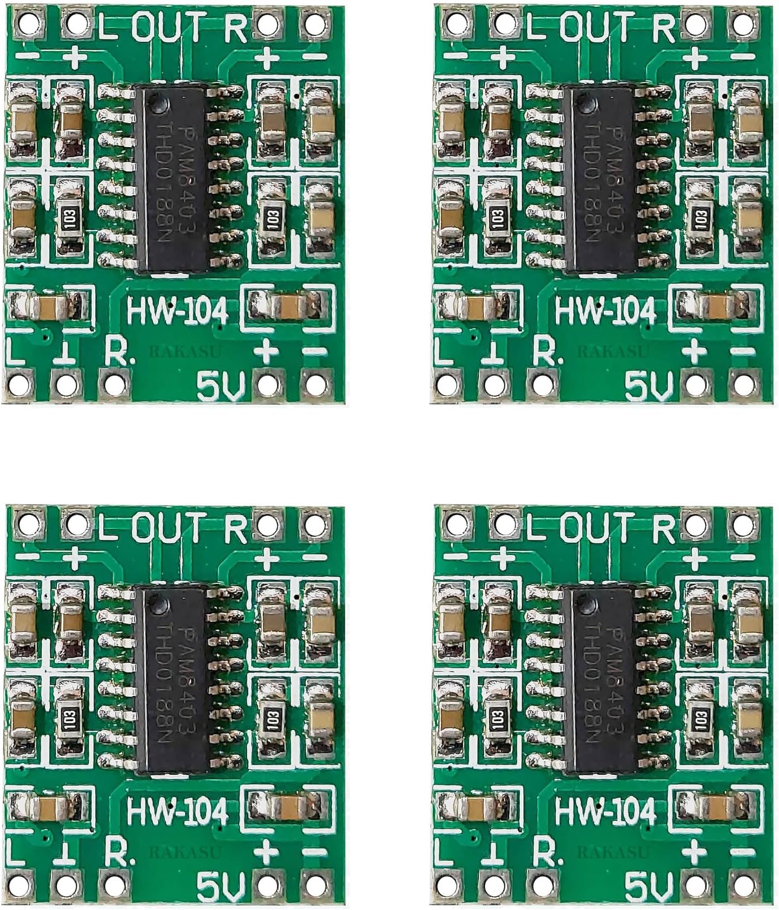 GoBagee® plastic Pam8403 Dc 5V Class D Mini Digital Audio Amplifier ...