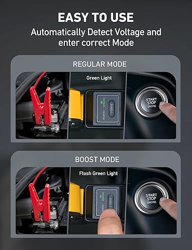 Miniatura 7 de AstroAI Arrancador de batería de coche S8, paquete de batería de arranque de coche para motores de gasolina de hasta 6.0L y 3.0L diésel, caja de