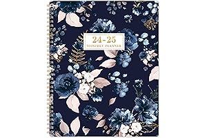 2024-2025 Monthly Planner with Calendar, Tabs, and Pockets