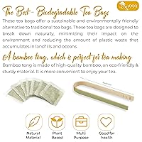 Vista 8 de TOG999, 60 bolsas de té de cúrcuma jengibre y canela, mejora la digestión, apoya el cerebro, el peso, la piel y el sueño, bolsas de té ecológicas e