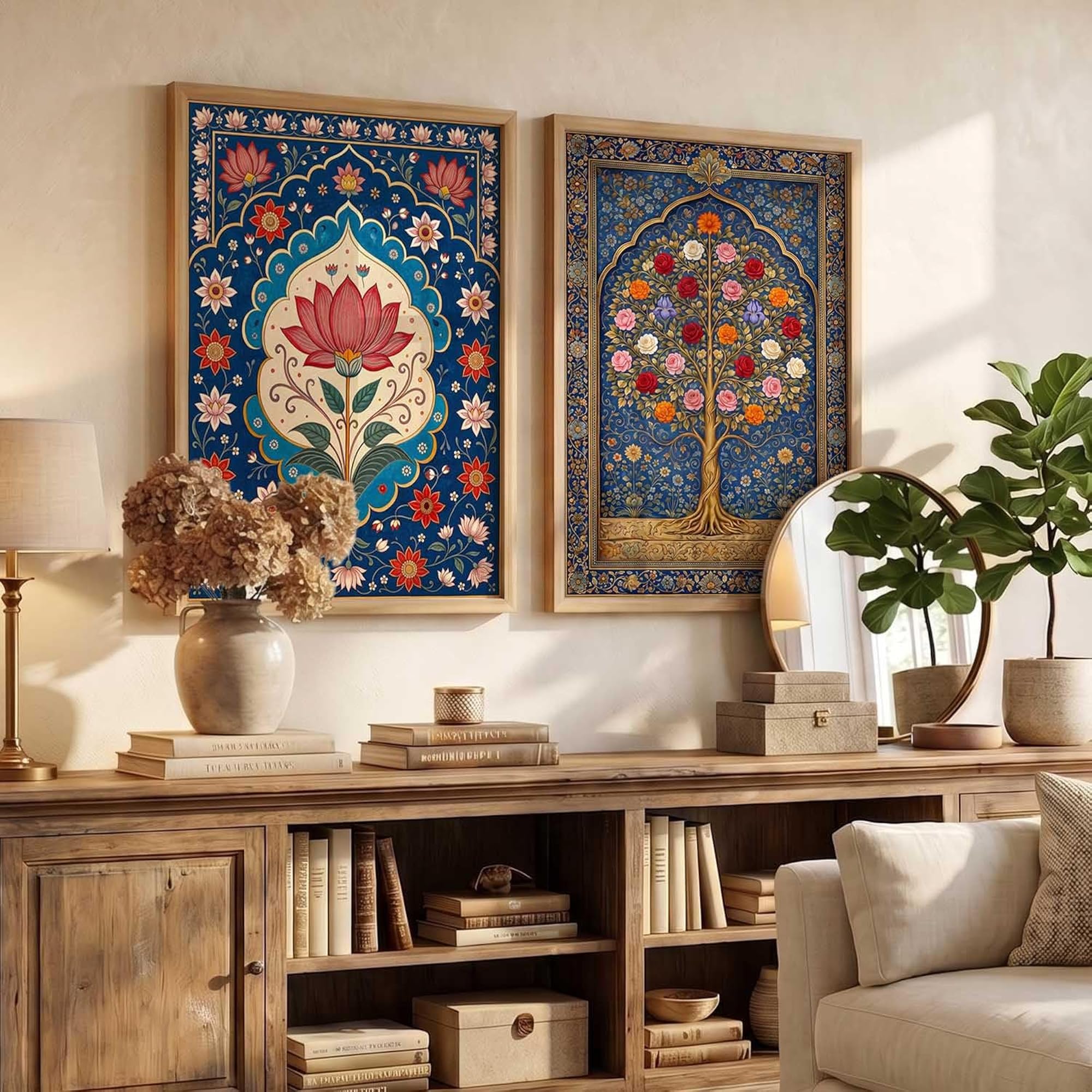 Indian Traditional Madhubani Art Wall Painting