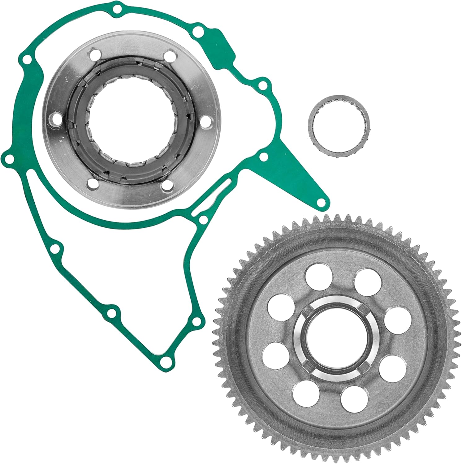 Caltric Starter Clutch Gear Idler & Bearing Kit compatible with Honda Trx300Ex Sportrax 300 1993-2008
