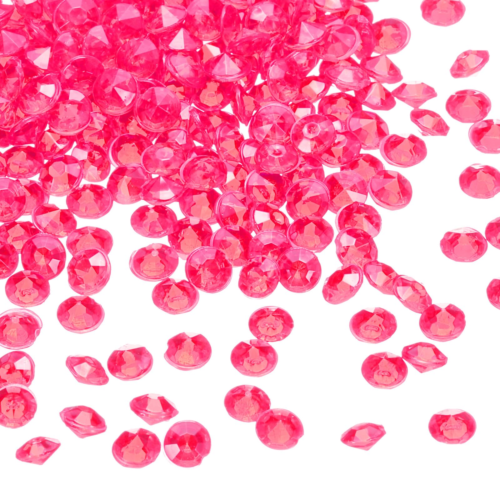 Muiltvoe 5000Pcs Wedding Table Scatter Confetti Fake Crystals Acrylic Diamonds Rhinestones Vase Fillers Gems for Crafts,Table Centerpiece Decor, Bridal Shower Party (Dark Purple, 4.5mm)