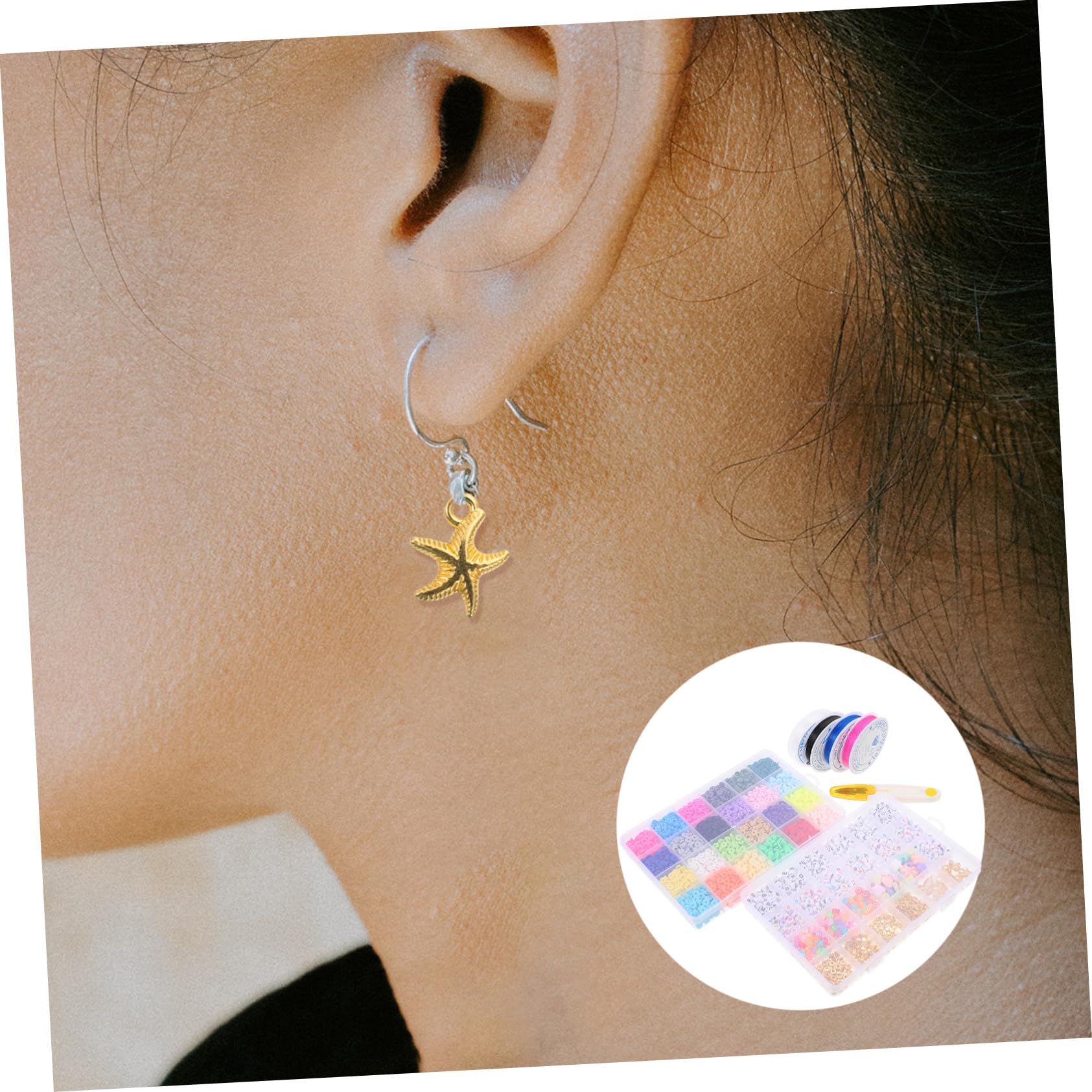 Colori Perline Plastiche per Braccialetti e Collane Fai da Te Materiale Perline Bigiotteria Kit Creativo per Gioielli Boho e Catene Occhiali