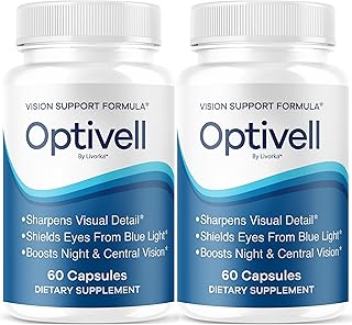 (2 Pack) Optivell Eye Capsules - Official Optivell Advanced Premium Vision Support Pills - Maximum Strength, Natural Vitamins for Overall Health & Wellness Reviews, 120 Capsules for 2 Months