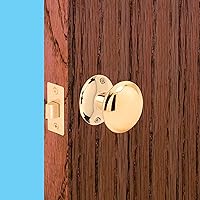 Vista 4 de Prime-Line E 2280 Juego de Husillos para Pomo de Puerta Vintage de Latón Macizo, 2-1/4 Pulgadas de Diámetro Exterior, Latón (Paquete Individual)